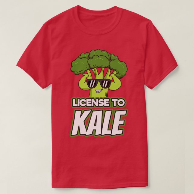 Vegan Vegetarian Vegans Plant-Based Licence to Kal T Shirt (Design framsida)