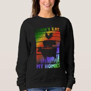 Vegan Vegetarisk Mening Jag Äter Inte Mina Vänne T Shirt