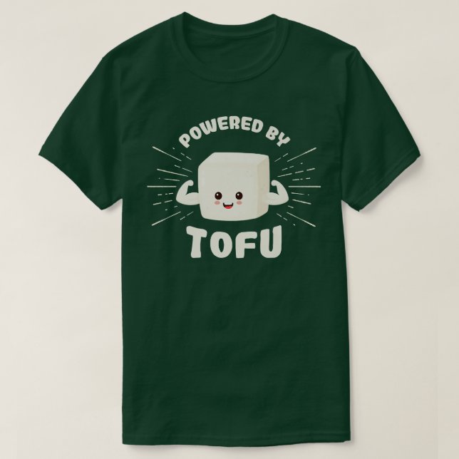 Vegan Veggie med Tofu Gift Idea-grönsaker T Shirt (Design framsida)