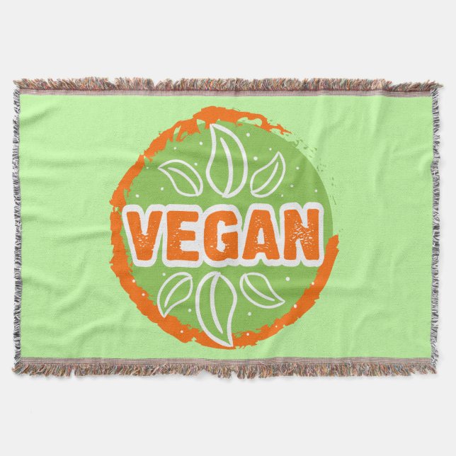 Vegan, Veggie, Vegetarian. Filt (Framsidan)