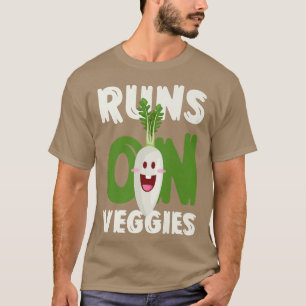 Vegan Veggie Vegetarian Jogger Springer Marathon T Shirt