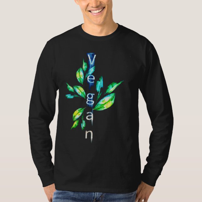 vegan vibe, vegan tee, vegan lifestyle, vegan vibe t shirt (Framsida)