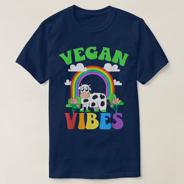 Vegan Vibes Internationella grönsaksdagen Vegetabl T Shirt (Design framsida)