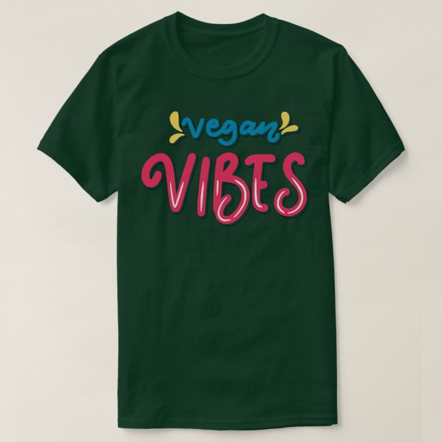 Vegan Vibes T Shirt (Design framsida)