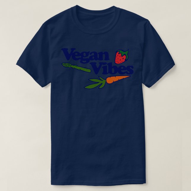 Vegan Vibes T Shirt (Design framsida)