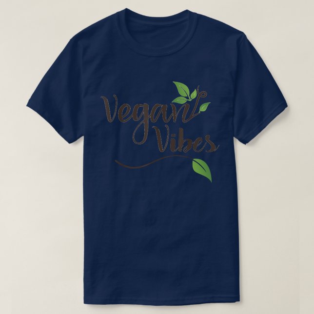 Vegan Vibes T Tee Vegetarian Animal Höger Lung (Design framsida)