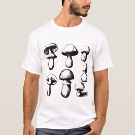 Vegan Vintage Mushroom T Shirt