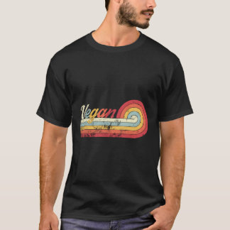 Vegan Vintage Retro Stil T-Shirt