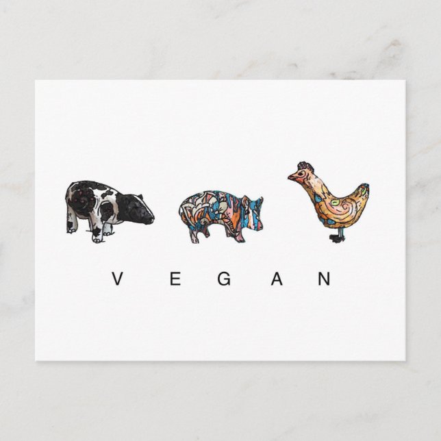 Vegan Vykort (Framsida)
