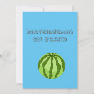 Vegan Watermelon Gravid annonscertifikat Meddelande