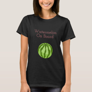 Vegan Watermelon Gravid Women's T-Shirt