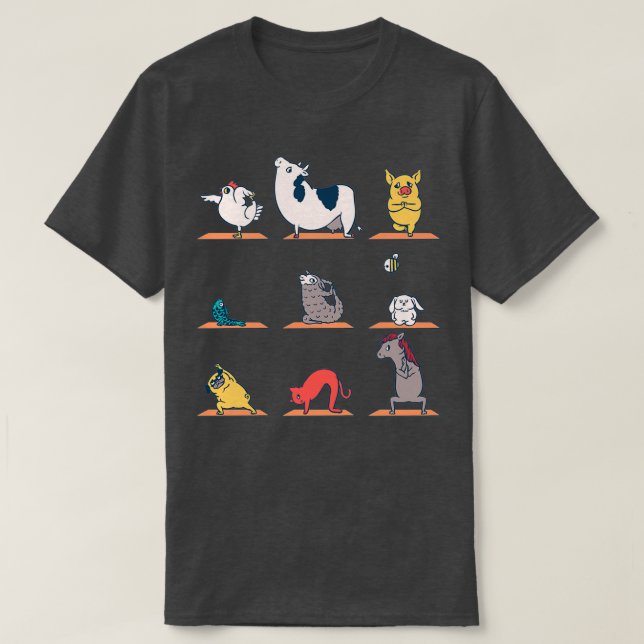 Vegan Yoga T Shirt (Design framsida)