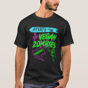 Vegan Zombies Vegetarian Vegan Dag Grönsaker T Shirt