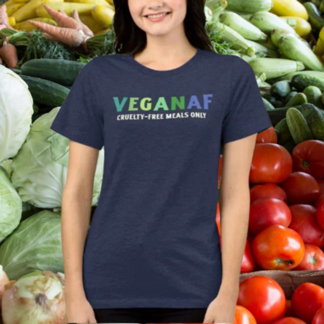 VeganAF T-shirt – Endast måltider utan grymhet (Skapare uppladdad)