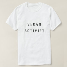 Veganaktivistskjorta (vit) t shirt