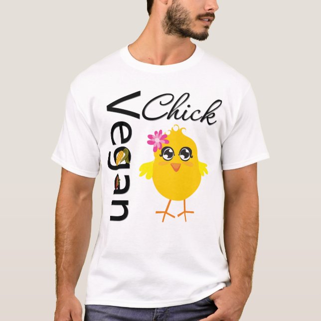Veganchick Tee Shirt (Framsida)