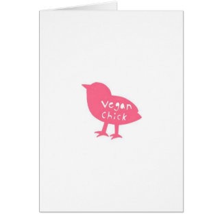 Veganchickkort Hälsningskort