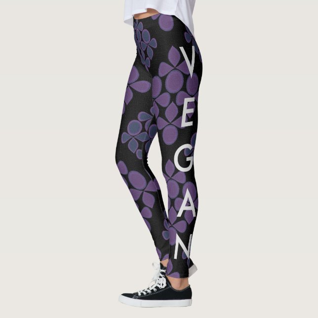 VEGANdamasker/yogabyxor Leggings (Vänster)