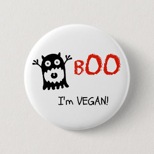 Veganen Halloween knäppas Knapp