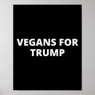 Veganer För Trump - Donald Trump Supporter  Poster
