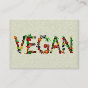 Vegangrönsaker Visitkort