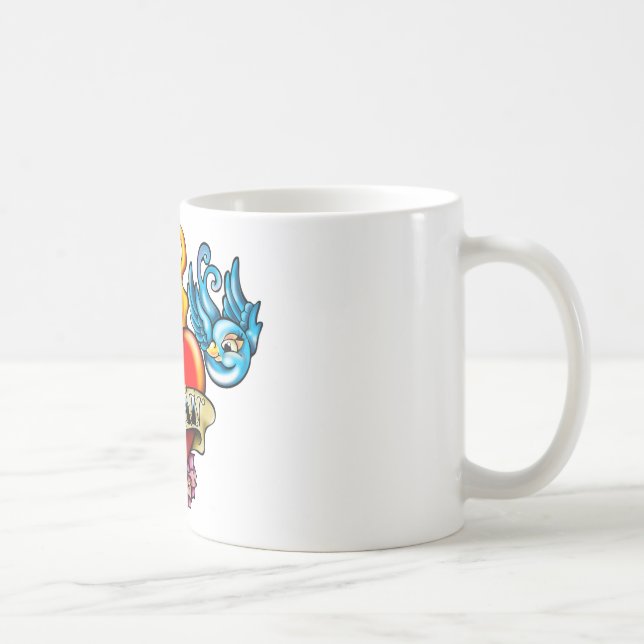 Veganhjärta Kaffemugg (Höger)