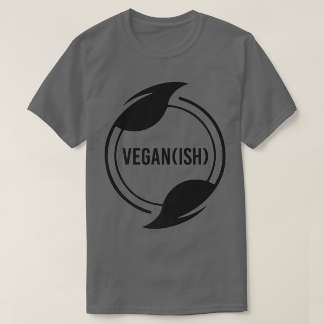 VeganIsh Vegansk Fleitarian Vegetarian Herbivore T Shirt (Design framsida)