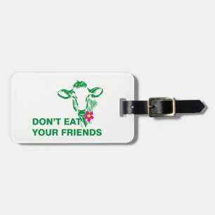 Veganism Bagagebricka