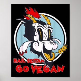 Veganism humor vete gluten hagel seitan bli vegan poster