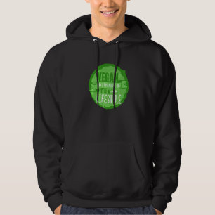 Veganism Vegan är inte en kost utan en livsstil Hoodie