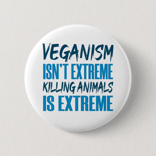 Veganism Vegan Vegetarian Warning Activis Knapp (Framsida)