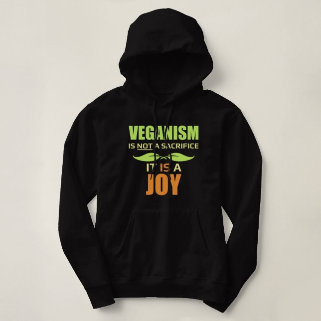 Veganismen är INTE ett offer, det är en GLÄDJE Tee (Design framsida)