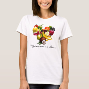 Veganismen är kärlek t-shirt