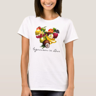 Veganismen är kärlek t-shirt