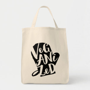 Veganized Vegan Anpassningsbar Background Färg Tygkasse