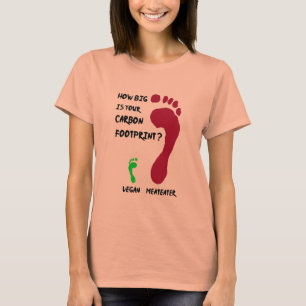 Vegankolfotspår T Shirt