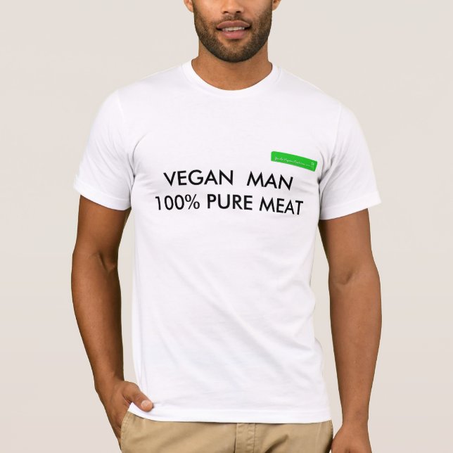 VEGANMAN TEE SHIRT (Framsida)