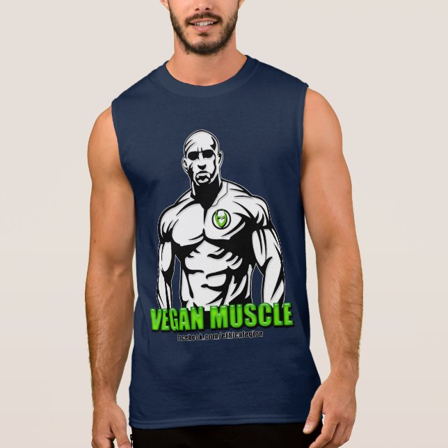 Veganmuskeldräkt Sleeveless T-shirt (Framsida)
