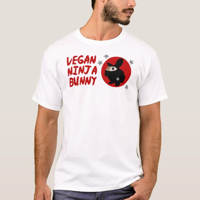 VeganNinja kanin T-shirt (Framsida)