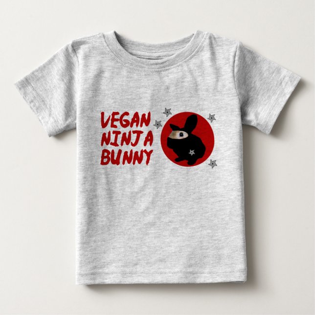 VeganNinja kanin T-shirt (Framsida)