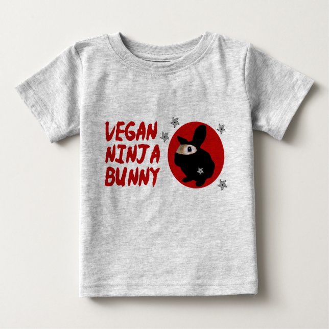 VeganNinja kanin Tee (Framsida)