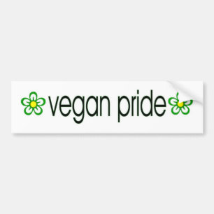 Veganpridebildekal Bildekal