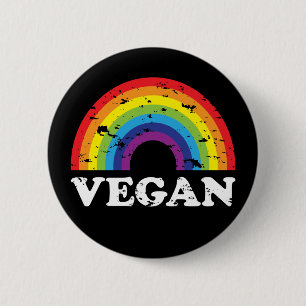 Veganregnbåge Knapp