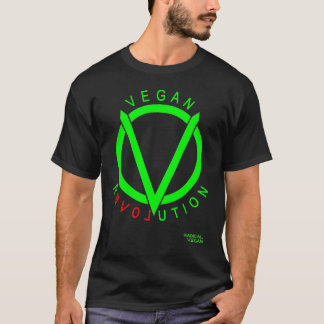 VeganrevolutionT-tröja: vid conRADICALVEGANEN Tee