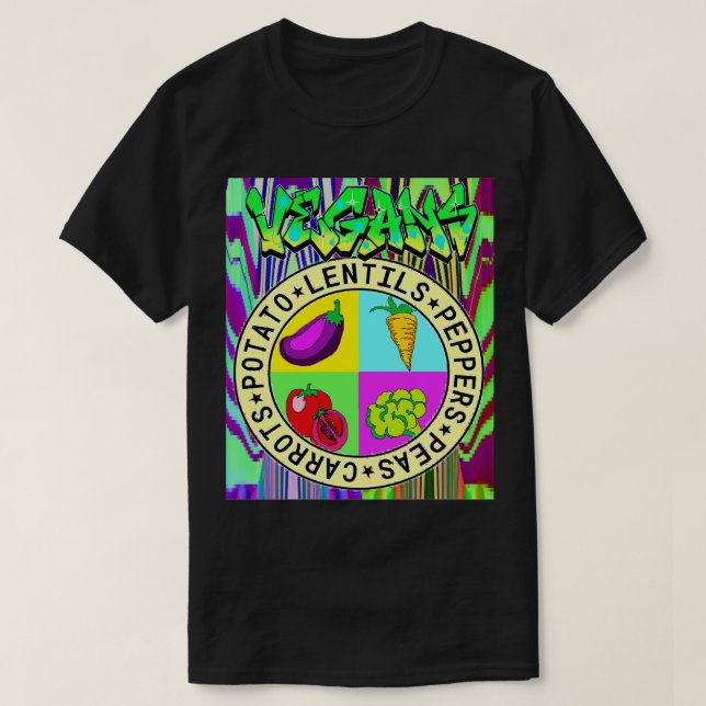 Vegans 3 t shirt (Design framsida)