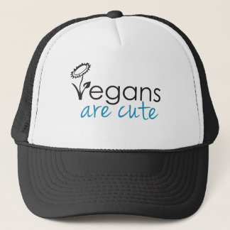 Vegans är gulliga - en förkämpeanpassad design truckerkeps