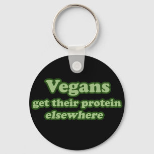 Vegans får sitt protein på andra ställen nyckelring