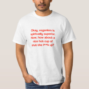 Vegans överlägsen? tee