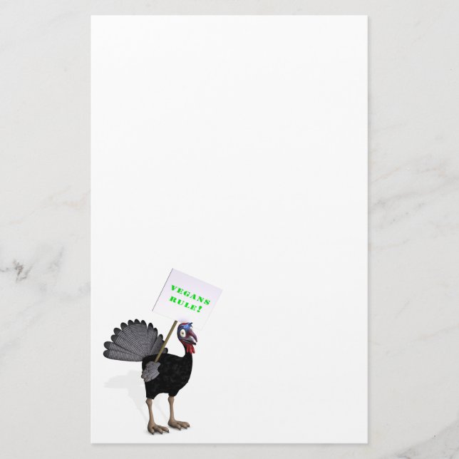 Vegans-regeln! Brevpapper (Framsida)