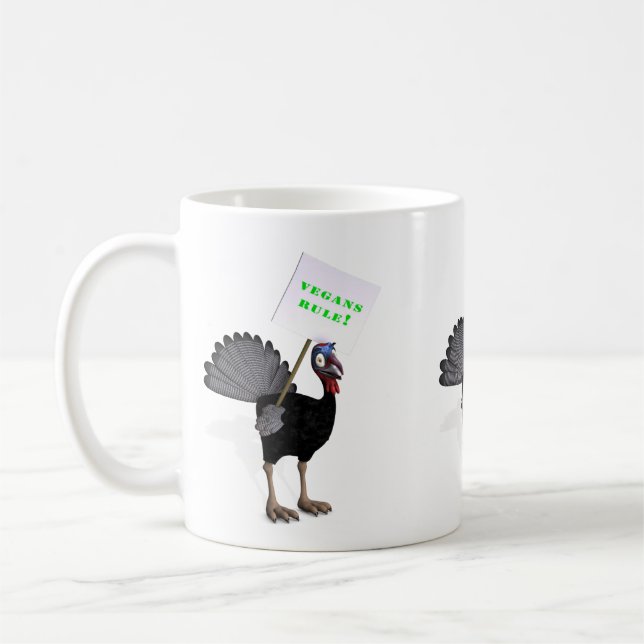 Vegans-regeln! Kaffemugg (Vänster)